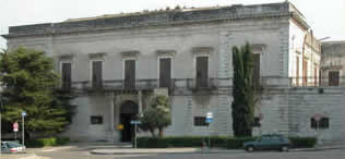 La facciata di Palazzo Jatta