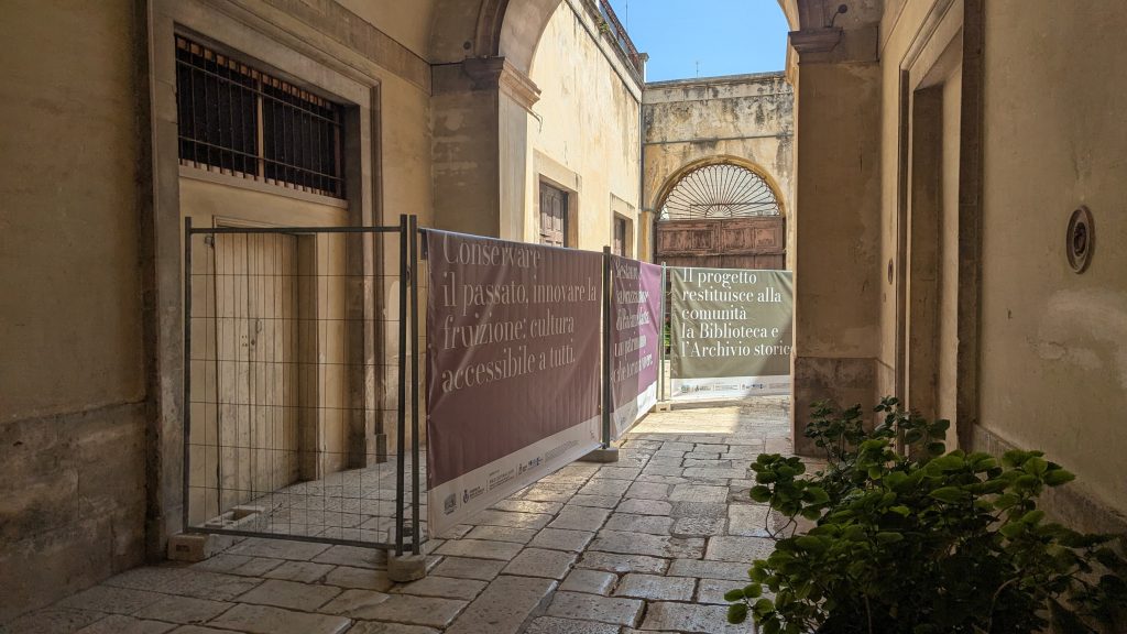 Cantiere Biblioteca Jatta